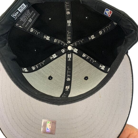 Mens NBA LA Lakers Black Cap New Era 9Fifty Snap Back OS NWT 7736 - Picture 5 of 7